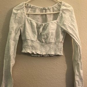 Hollister  crop top long sleeve